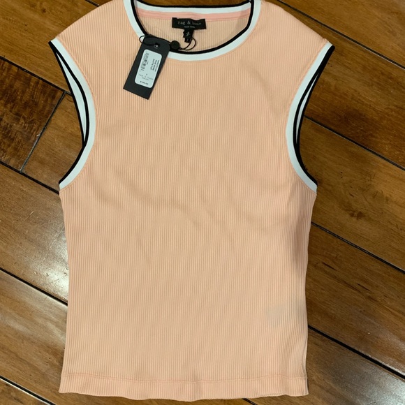 Rag and Bone Watt pink top - Picture 3 of 6